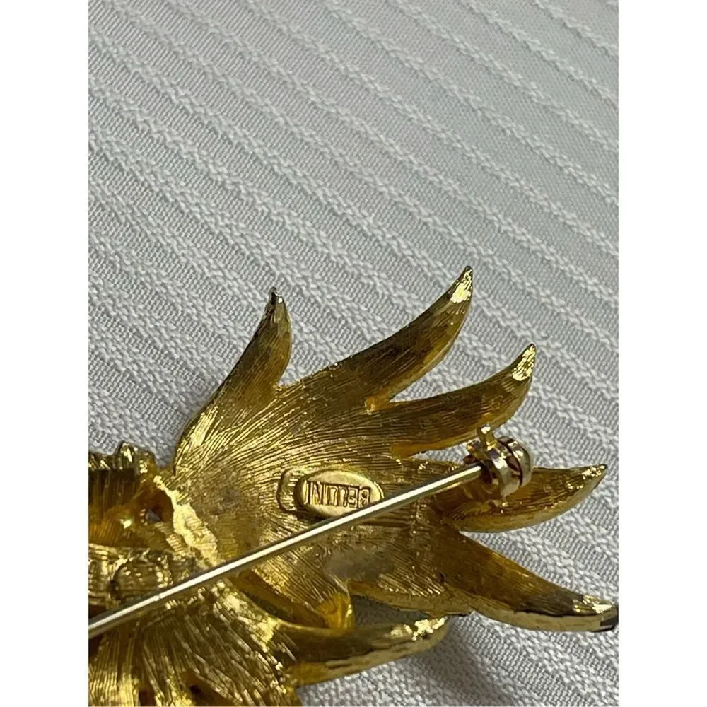 Bellini Faux Pearl Brooch Estate